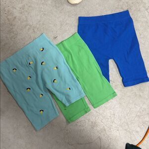 Zara Aqua Ribbed Shorts Biker Shorts Size M-L LIKE NEW - 3 Pair